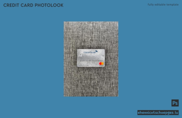 Schweiz Credit Suisse Bank Mastercard Photolook Beispielvorschau